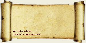 Dina Adamac vizit kartica